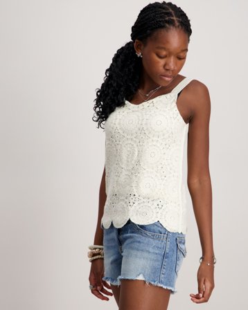 Kids ONLY KOGYVONNE S/L TOP JRS Beige Toppe/Bluser Pige - Kids Brand Store