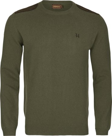 Härkila Arran Pullover Olive - Ulltröjor