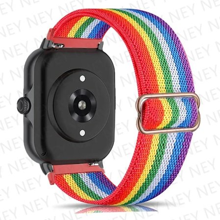 Glänsande elastiskt armband för Amazfit gts 4-3-2-2e-mini/bip-U-S-lite/Stratos 2 20mm/22mm band Böhmisk Pride armband gtr-4-3-3pro-2e