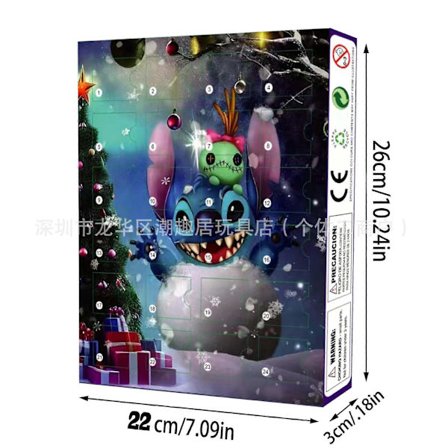 Ny Stitch Lilo & Stitch Julekalender Overraskelsesboks{ROG}
