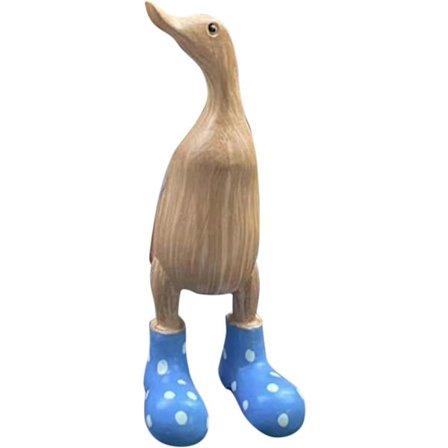 Träanka med stövlar | Träanka, Träprydnad för gräsmatta, Anka S