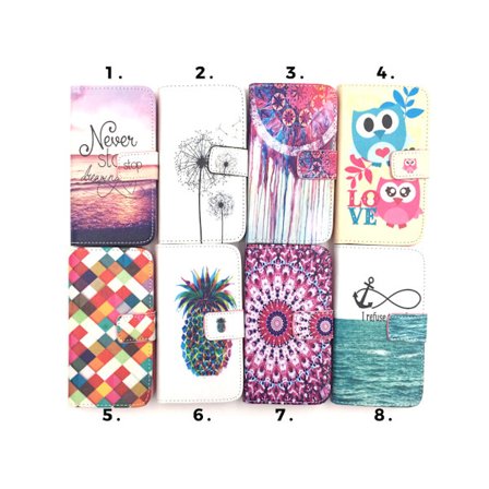 Plånboksfodral med Motiv Sony Z3 Compact - Olika motiv