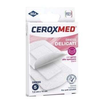Ceroxmed Compresse Dress Cerotti Delicati 7,5X10cm 5 Pezzi