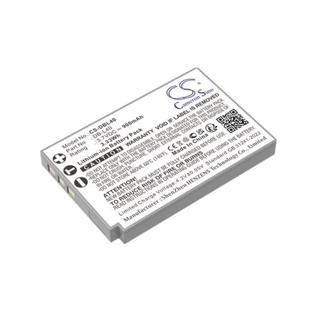 Batteri til kamera for Sanyo Xacti DMX-HD800, Xacti DMX-HD2, Xacti DMX-HD1A osv.