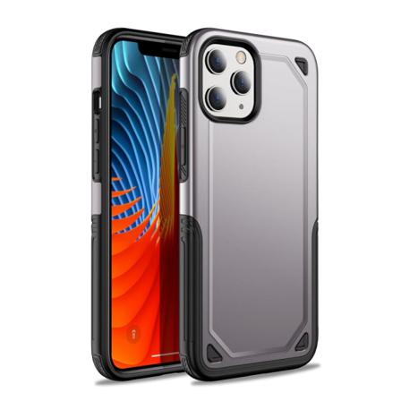Iphone 12 / 12 Pro - Hybrid Armor Skal - Grå Grey Grå