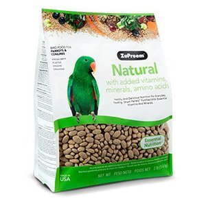 ZuPreem Natural Pellets M/L, Fågelmat M/L Papegojor