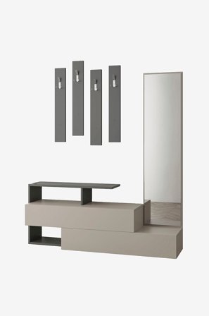 Homitis - Oppbevaring, gang, Ramda - Grå - Entrémøbler - Fra Homeroom