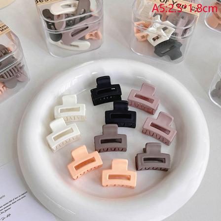 10st Lyxig Matt Plast Mini Hårklor Clips Baby Gilrs Swe