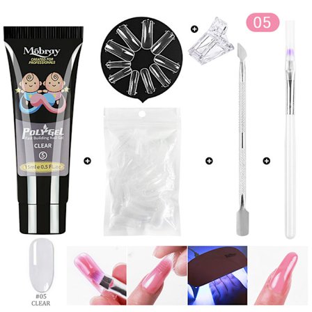 UV Nail Builder Nail Gel Polish Extension Acrylic Kit N12