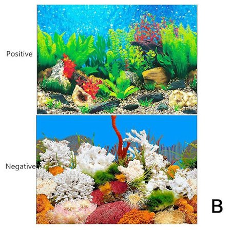 Akvarium landskap klistermärke poster fisk tank 3d bakgrund akvarium dekor