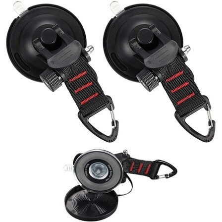 Sugkopp med feste for bardun, sugekoppfeste for markise