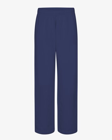 Organic Straight Leg Sweatpants - Marine Blue M