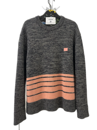 Grå stickad tröja Acne Studios