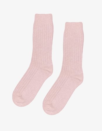 Merino Wool Blend Sock - Faded Pink - 36-40