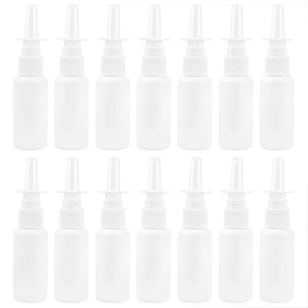 20 stk. 30 ml hvide plastik tomme genopfyldelige næsesprayflasker Mist Næse Næsesprayflaske Mist Sprayer Forstøvere Makeup Vandbeholder