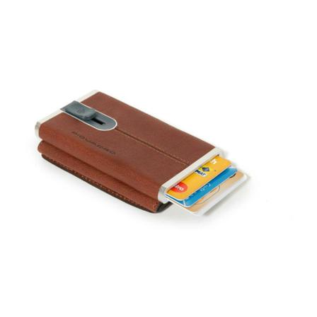 Piquadro, cardholder Brązowy, unisex, Rozmiar: ONE Size