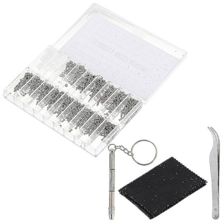 1000 kpl/setti silmälasien korjaustyökalut silmälaseille aurinkolaseille kellolaseille korjaus