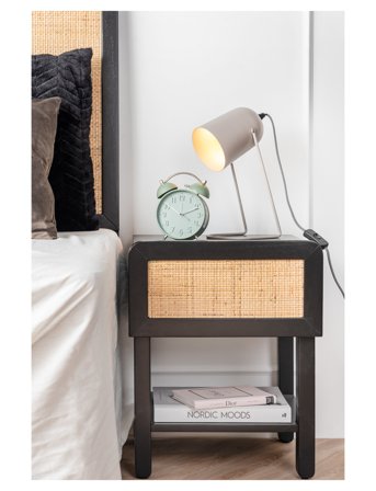 KARLSSON | Alarm Clock Iconic Matt Black | Ø15CM