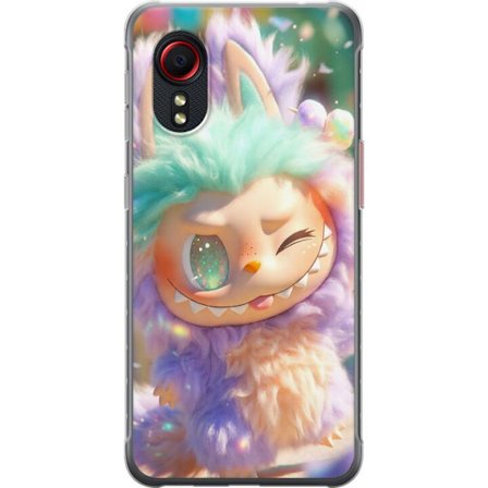 Kompatibelt Mobilskal till Samsung Samsung Galaxy Xcover 5 Söt fantasikaraktär med fluffig päls, pastellfärger och kawaii-stil, lekfull illustrati