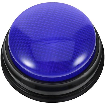 Spil-Knap Party Prop Knap med Lys og Alarmlyd til Konkurrence Spil - FARVE: Blå
