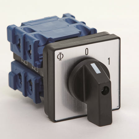 Kraus & Naimer 3134816 Strömbrytare 4-polig 20A, 5-håls panelmontage (frontstorlek 48x48mm), Elfördelning & strömförsörjning