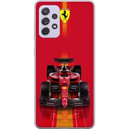 Yhteensopiva Puhelinkuori Samsung Samsung Galaxy A52s 5G Ferrari Formula 1 -auto ikonisessa punaisessa muotoilussa urheilullisella tarkkuudella