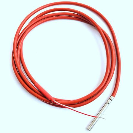 2-tråds PT1000 Temperatursensor Termistor Silikon Gel-belagt 1,5 meter Sonde 45mm X 5mm -50-180