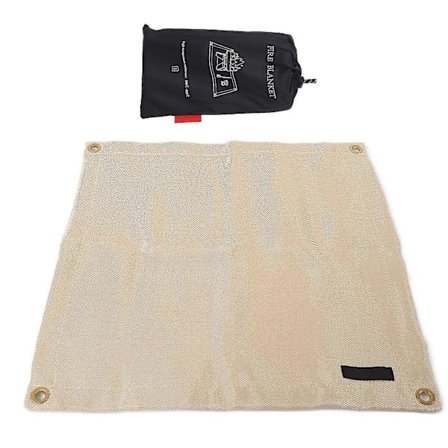 2024 Bålstedsmåtte Højtemperaturbestandig Brandhæmmende Underlag til Udendørs Picnic GrillS