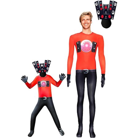 Skibidi Toilet Cameraman TV Mand Kostume Til Børn