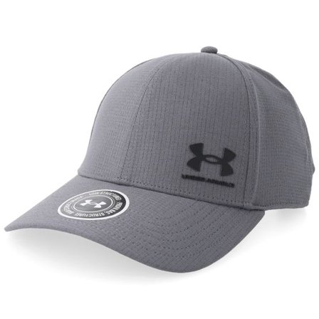 Under Armour - Grå adjustable Keps - Velcro Low Castlerock Adjustable @ Hatstore