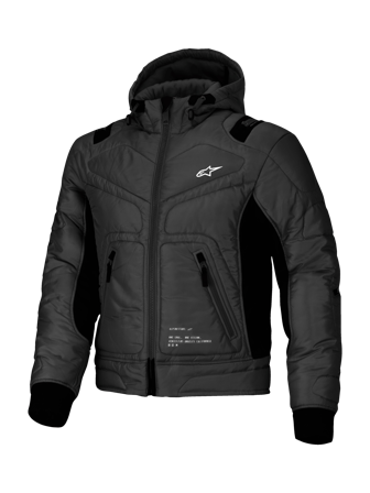 Chaqueta de Moto Alpinestars Mohobbs WP Negro/Naranja Flúor L