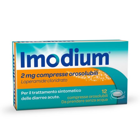 Imodium Diarrea Acuta 12 Compresse Orosolubili