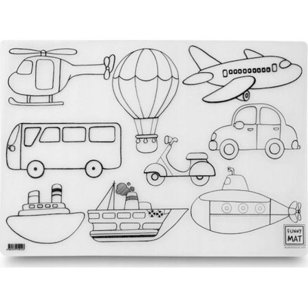 Matta - mattunderlägg Vidaxl Transparent matta Fordon Rolig matta STRIGO