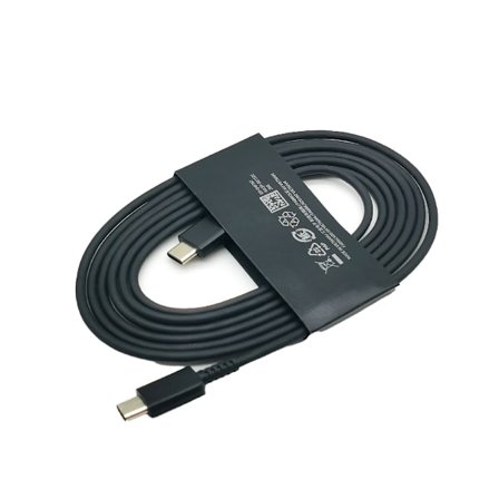 Samsung Lader 25W Superrask Ladeadapter 1.8M Type C Kabel for Galaxy S20 S21 S22 S23 S24 Ultra Z Flip Fold 6 5 4 3 2 Svart-Kun Kabel