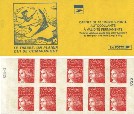 Frankrig 1997 - Frimærkehæfte YT 3085-C3 - Postfrisk