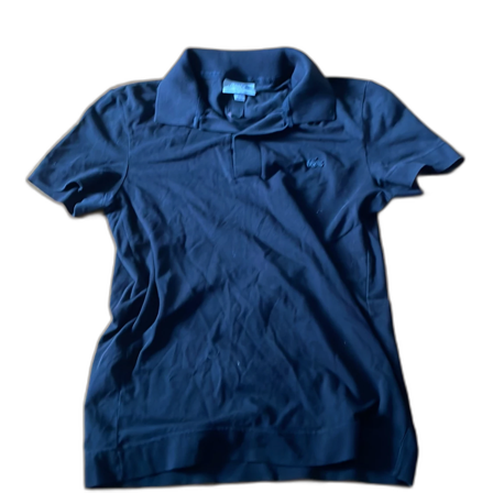 Svart pikétröja från Lacoste XS