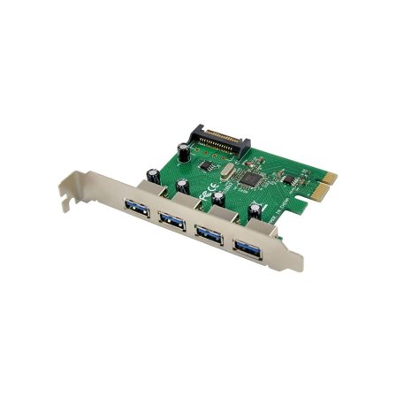 MicroConnect USB-adapter - PCIe 2.0 - USB 3.0 x 4