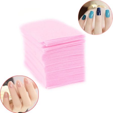 70 st Rosa Ludd-fria Servetter Allt För Nagellacksremover Pads Papper Nagel Cutton Pads Manikyr Pedikyr Gel Verktyg