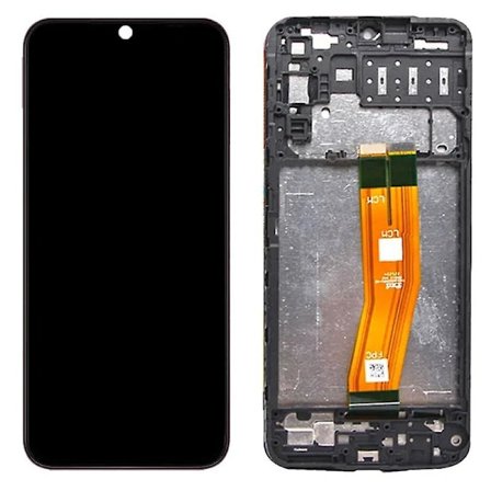 For Samsung Galaxy A14 4G A145F Grad B OLED Skjerm og Digitizer Montering+Ramme Erstatningsdel