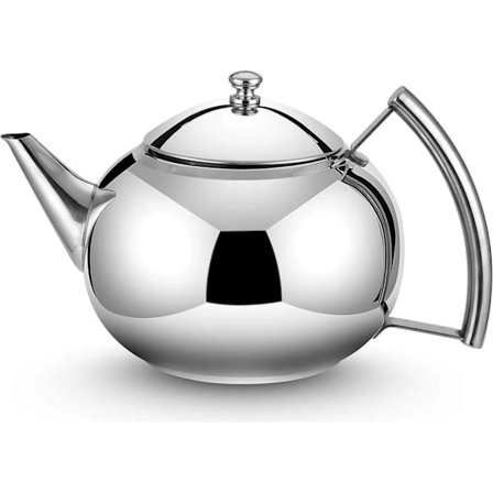 Tekanna, med, ägg, löst, te, blad, 2, liter, rostfritt, stål, te, kaffe, vatten, liten, vattenkokare, filter, set, värmare, tekanna, för, spis, 