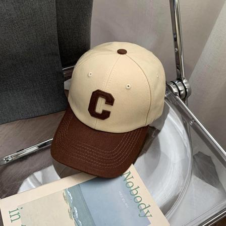 Baseball- cap 2022 Kevätkesä Tikkamalla kirjaimet Auringonsuoja Casual hattu Rice coffee Adjustable