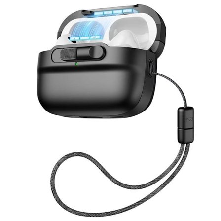 ESR Pulse Halolock-deksel med MagSafe for Apple AirPods Pro 1/2 - Svart