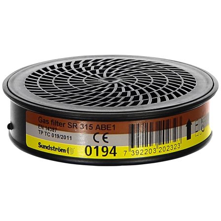SUNDSTRÖM Gasfilter SR218 A2 - Lyreco - Skyddsutrustning - Andningsskydd - Filter för andningsskydd