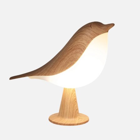 Söt Fågel Nattlampa LED Bordslampa med Touch Dimning Kreativ Sänglampa 3 Ljusstyrkenivåer Xiangxun Bordslampa