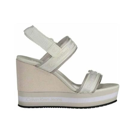 Calvin Klein, Wedges Wit, Dames, Maat:40 EU