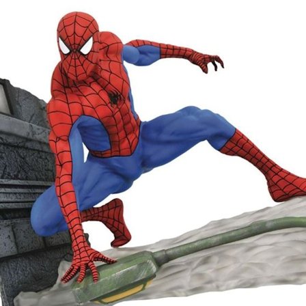 Miniatyr Spider-Man figurväv PVC Gallery Diorama