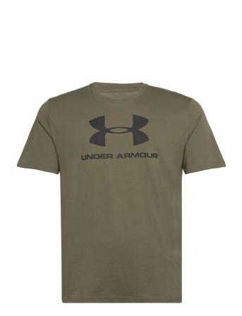 Ua M Sportstyle Logo Ss T-shirts Short-sleeved Grønn Under Armour*Betinget Tilbud