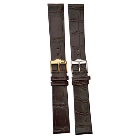 Brun, kroko, utan söm 20 mm