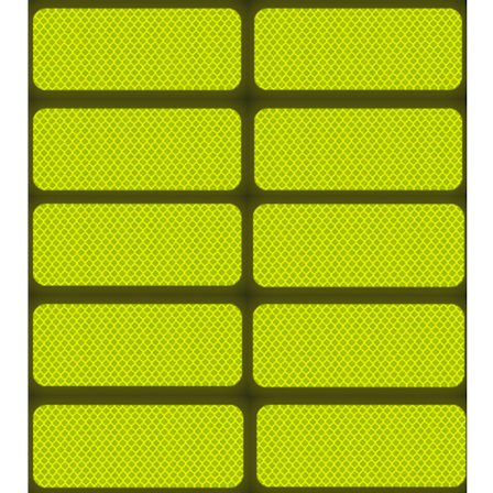 Autoteollisuuden turvallisuutta heijastavat varoitusnauhat 10 vihreää