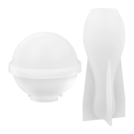 1 Sæt Kegleform Støbeform Silikone Kegle Ornament Form